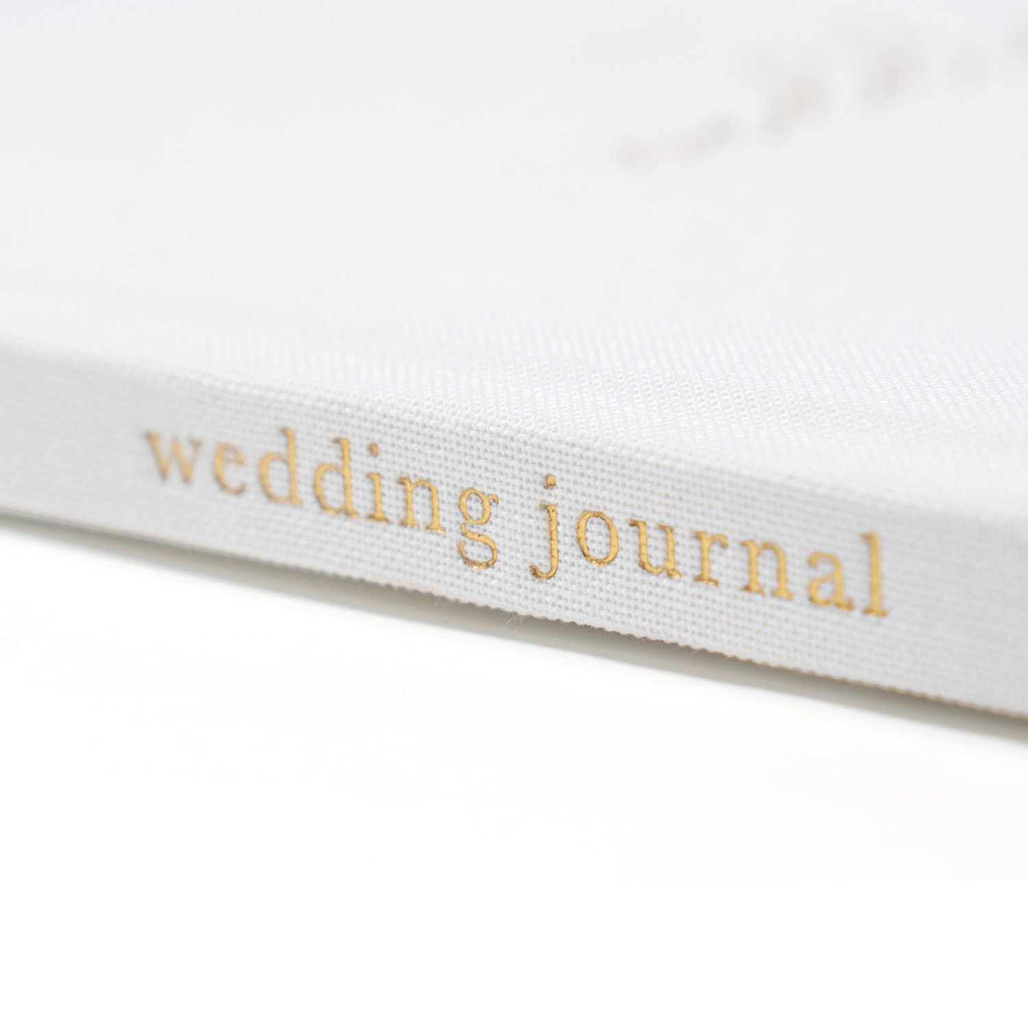 Custom Linen Wedding Planner 2024 Goals Logo Hardcover Journals Planning Guest Book Notepad Wellness Journal Printing For Bride