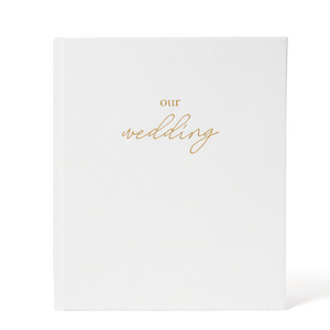 Custom Linen Wedding Planner 2024 Goals Logo Hardcover Journals Planning Guest Book Notepad Wellness Journal Printing For Bride