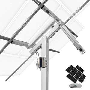 Cheap dual axis slew drive solar tracker with mounting frames for photovoltiac power 3kw 5kw Solar Trackers