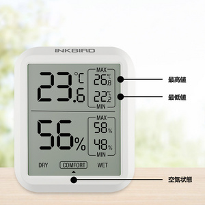 Wireless Transmitter Indoor Outdoor Digital Temperature Thermometers For Monitoring Different Rooms