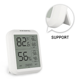 Wireless Transmitter Indoor Outdoor Digital Temperature Thermometers For Monitoring Different Rooms