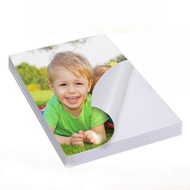 115g 135g 150g A4 A3  self adhesive glossy photo paper sticker inkjet waterproof photo paper glossy inkjet adhesive photo paper