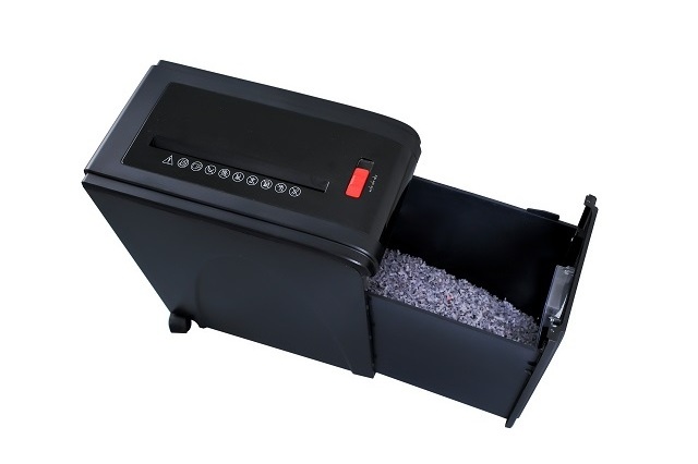 Office Cross Cut Paper Shredder Machine with Removable Waste Bin