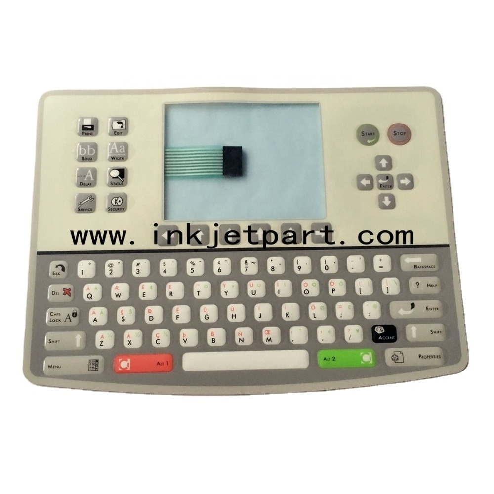 004-1010-001 Keyboard membrane keyboard display for Citronix Inkjet printer