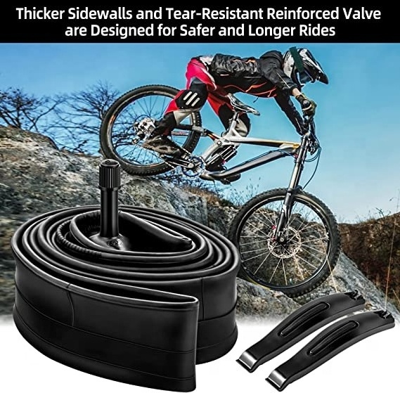 Explosion Proof 700cc Bike Tyres 20x4 Fat Bicycle Tires Inner Tube For Ebike With Presta Metal Valve