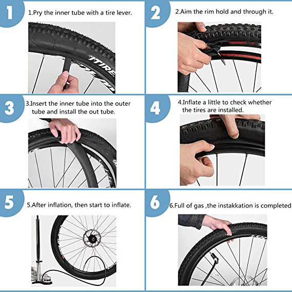 INKLIDA Professional Supplier 20 x 4  bicycle Inner Tube With Schrader Valve For Mountain Bike Fat Tire