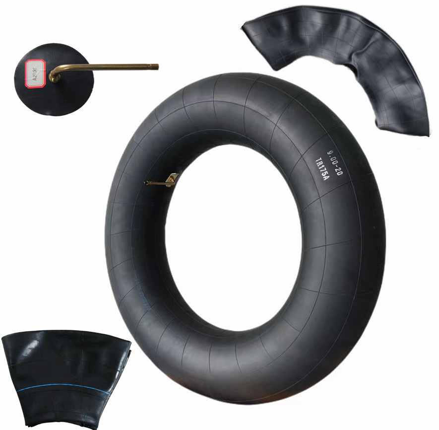 Korea Technology 1000-20 20 inch Butyl Rubber Tire Tube for Truck and Bus Industrial Vehicles