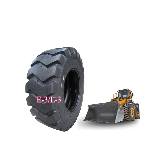 Wholesale off the road tyre 23.5-25 Bias OTR wheel loader Tires with E-3/L-3 20.5-25 17.5-25