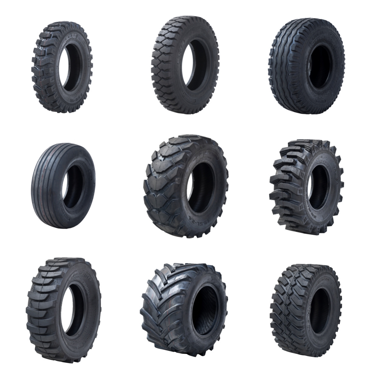 Skid Steer tires 12.00-16 14.00-24 16/70-20 Industrial OTR tyres for Heavy loader tyre TL