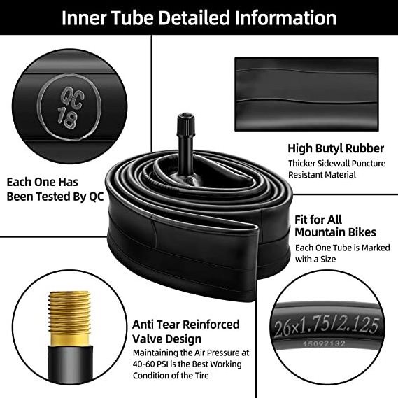 Factory Direct Replacement 29 Inch Mountain Bike Inner Tube With Good Price And High Quality