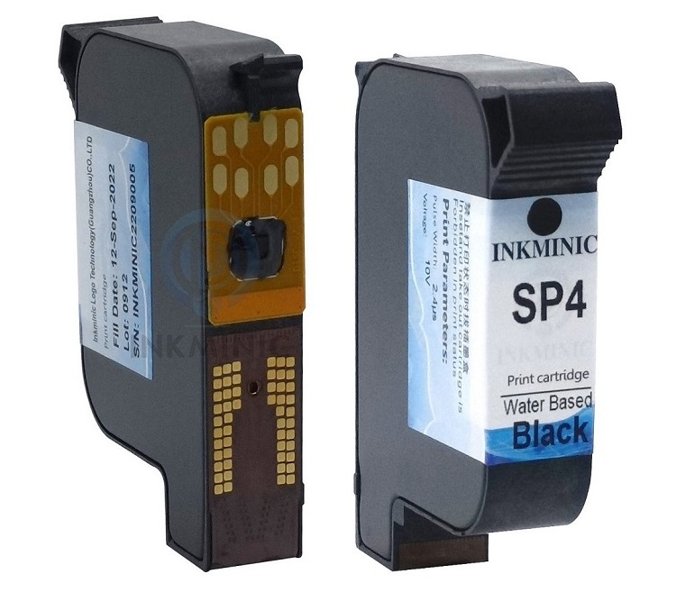 INKMINIC SP4 NP4 S2 SP-L Solvent Based Ink Cartridges Used In TIJ 2.5 Thermal Inkjet Coding Printer