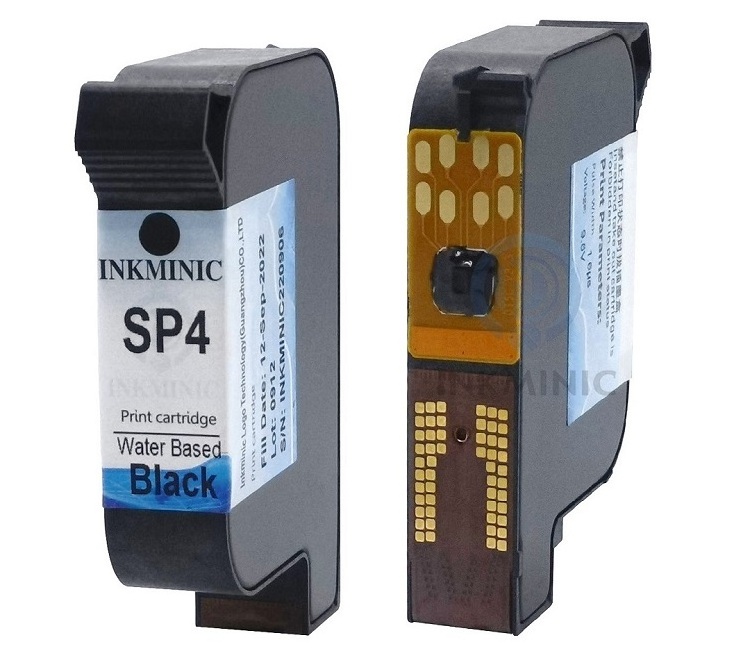 INKMINIC SP4 NP4 S2 SP-L Solvent Based Ink Cartridges Used In TIJ 2.5 Thermal Inkjet Coding Printer