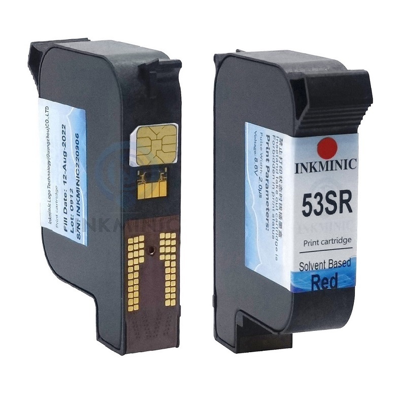 52S+ 532S 53SR 53SB 53SI 53SG Red Blue Green Ink Cartridges For Thermal Foaming Sojet Elfin I H V1H V2 Hand held Inkjet Printers