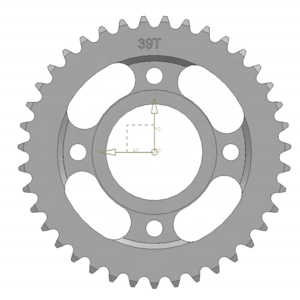 Top quality sell STEED motorcycle chain and sprocket kit ,motorcycle spare parts for Honda