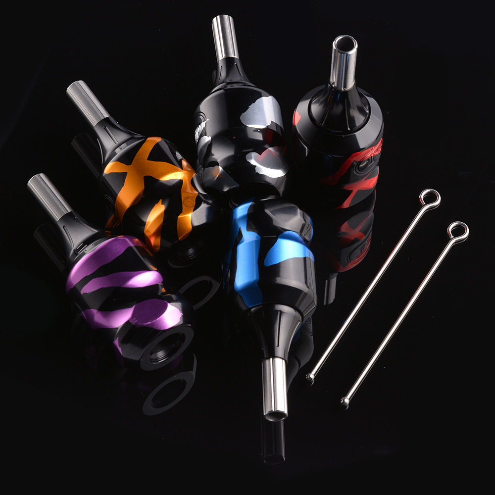 Aluminium 32MM adjustable tattoo grip Cartridge Tattoo Grips for Cartridges needle use handle tattoo grip tube