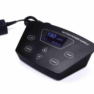 Tattoo Power Supply LED Digital With Rechargeable RCA 1400mAh Power Cable Tattoo Battery For Tattoo Machine