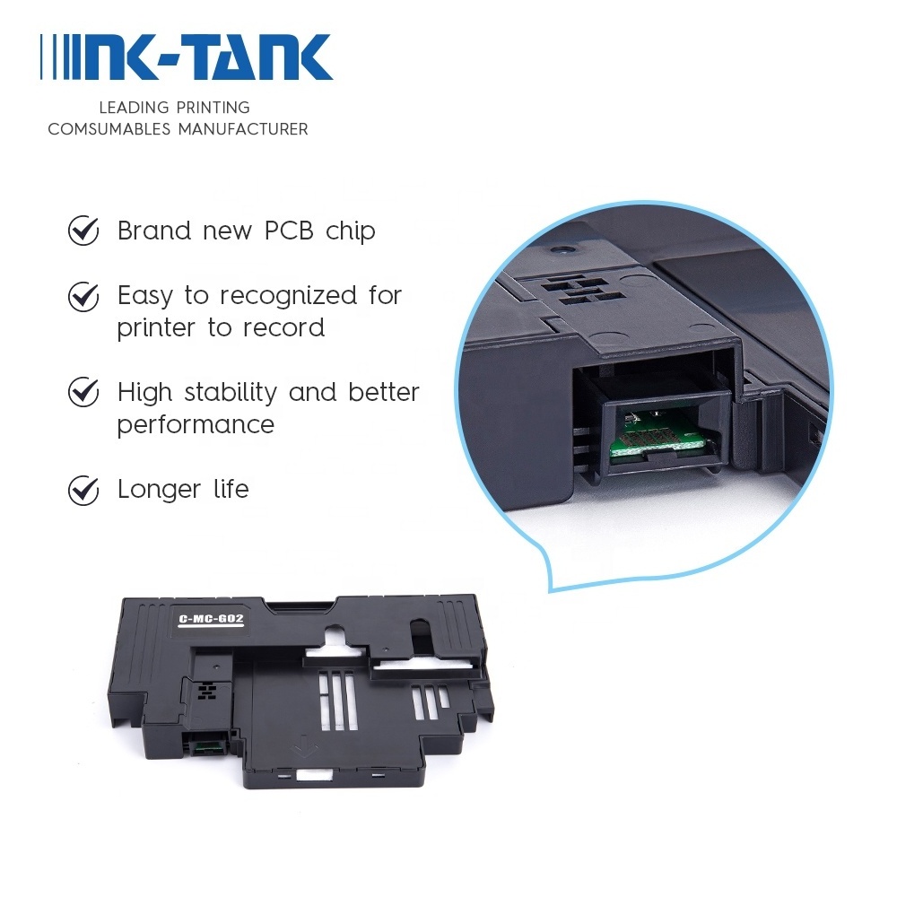 INK-TANK MC-G02 MC G02 MCG02 Compatible Ink Maintenance Box Wast Ink Tank for Canon PIXMA G2020 G1420 G2420 Printer