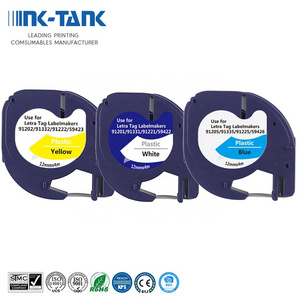 INK-TANK 91201 91202 91204 91331 91221 59422 59423 Compatible Label Cartridge Ribbon Tape for DYMO  Letratag LT-100H Printer