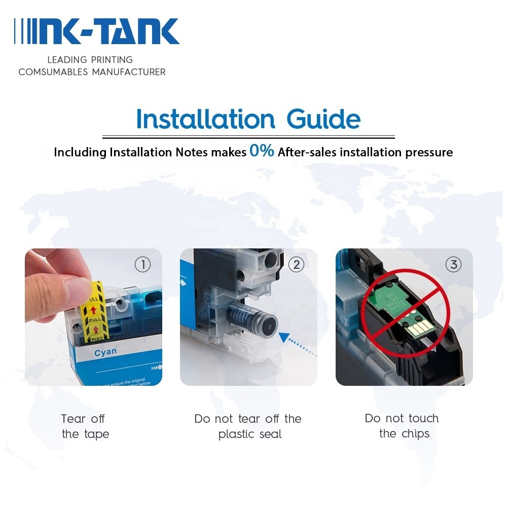 INK-TANK LC462 LC 462 472 LC462XL LC-462 LC-472XL LC451 LC451XL Compatible Inkjet Ink Cartridge for Brother MFC-J3940DW Printer