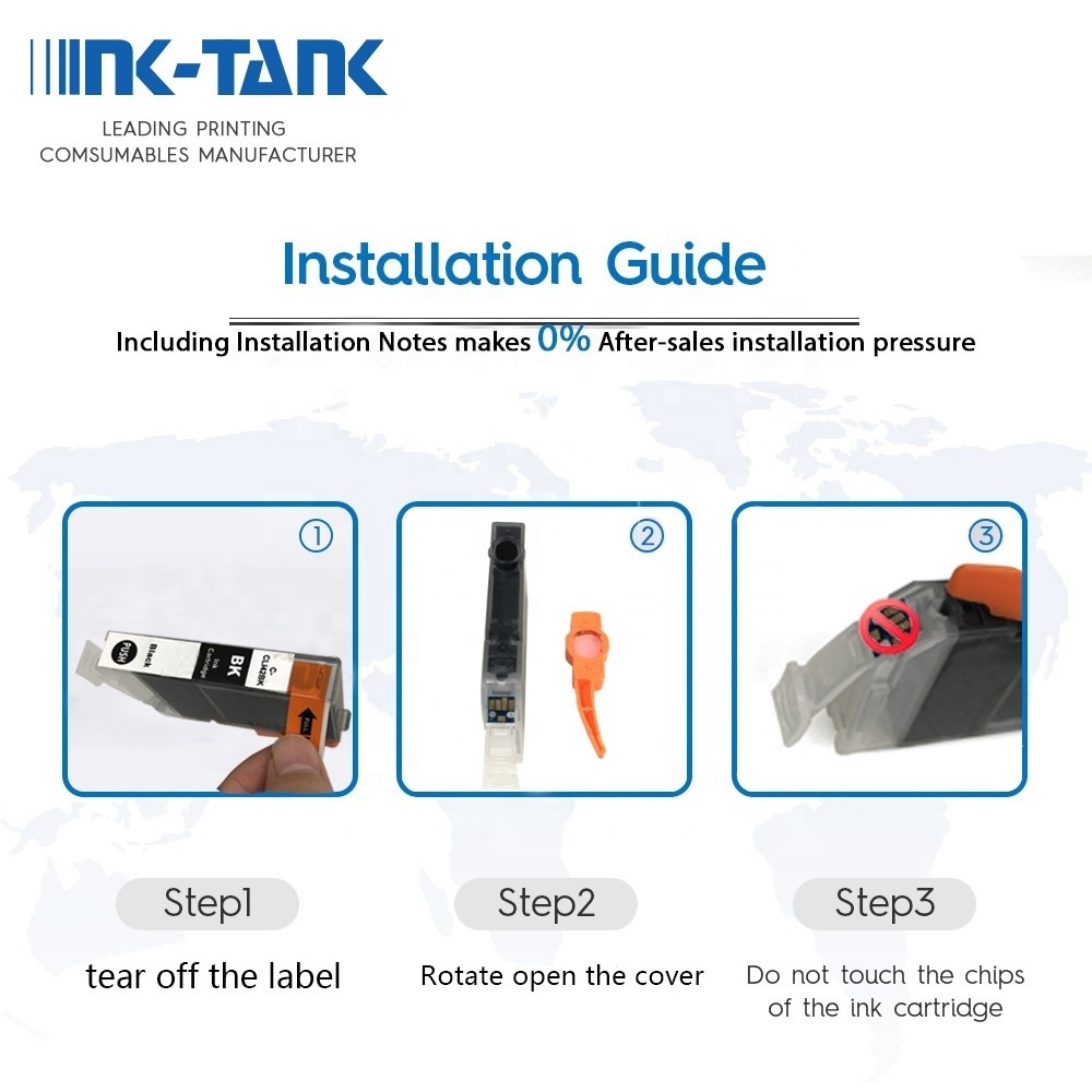 INK-TANK CLI 42 CLI-42 CLI42 BCI43 BCI-43 BCI 66 Premium Compatible Ink Cartridge for Canon PIXUS Pro-100 Pro 100 100S Printer