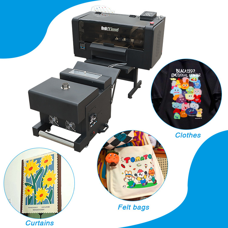 Inktime 12 Inch A3 A3+ Brand New Model DTF Printer With Powder Shaking Machine For Epson L805 L1800 XP600 DTF Printer