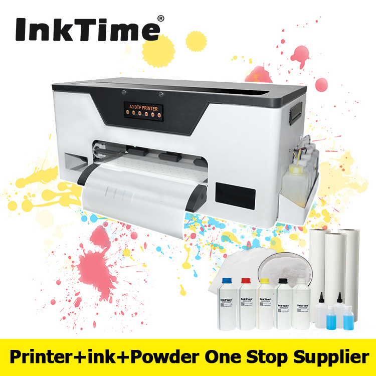 Source Manufacturers A3 30cm film jet machine digital inkjet dtf printer a3 dtf printer printing machine+dryer