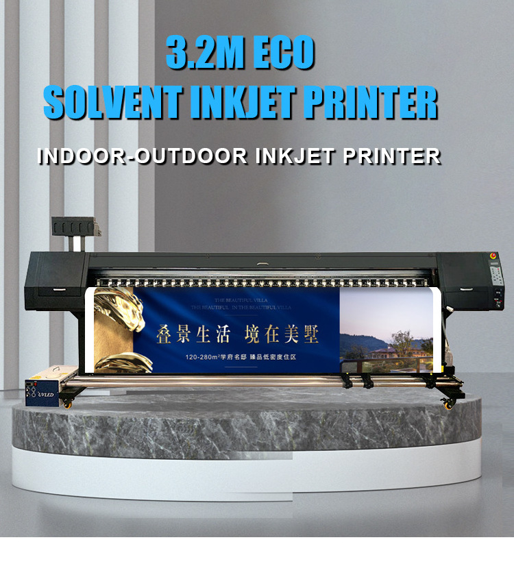 IT-E1601 High Quality Flex Banner Printing Machine Billboard Sign Printer Color Vinyl Car Sticker Digital Eco Solvent Printer