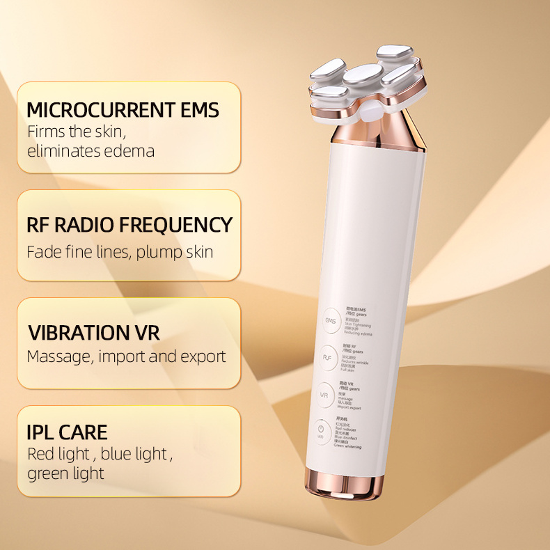 Factory price custom 3 in 1 multifunctional skin care portable beauty device ems rf home,rf radio frequency ems beauty device