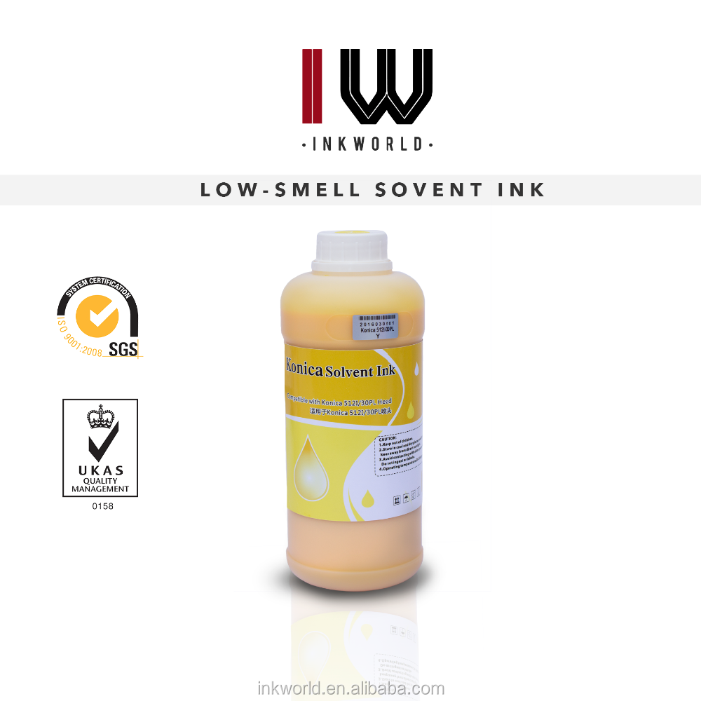 Paint/solvent ink/Tintas for LiYu printer with konica512i 30pl /konica 512 14pl/konica 512 42pl