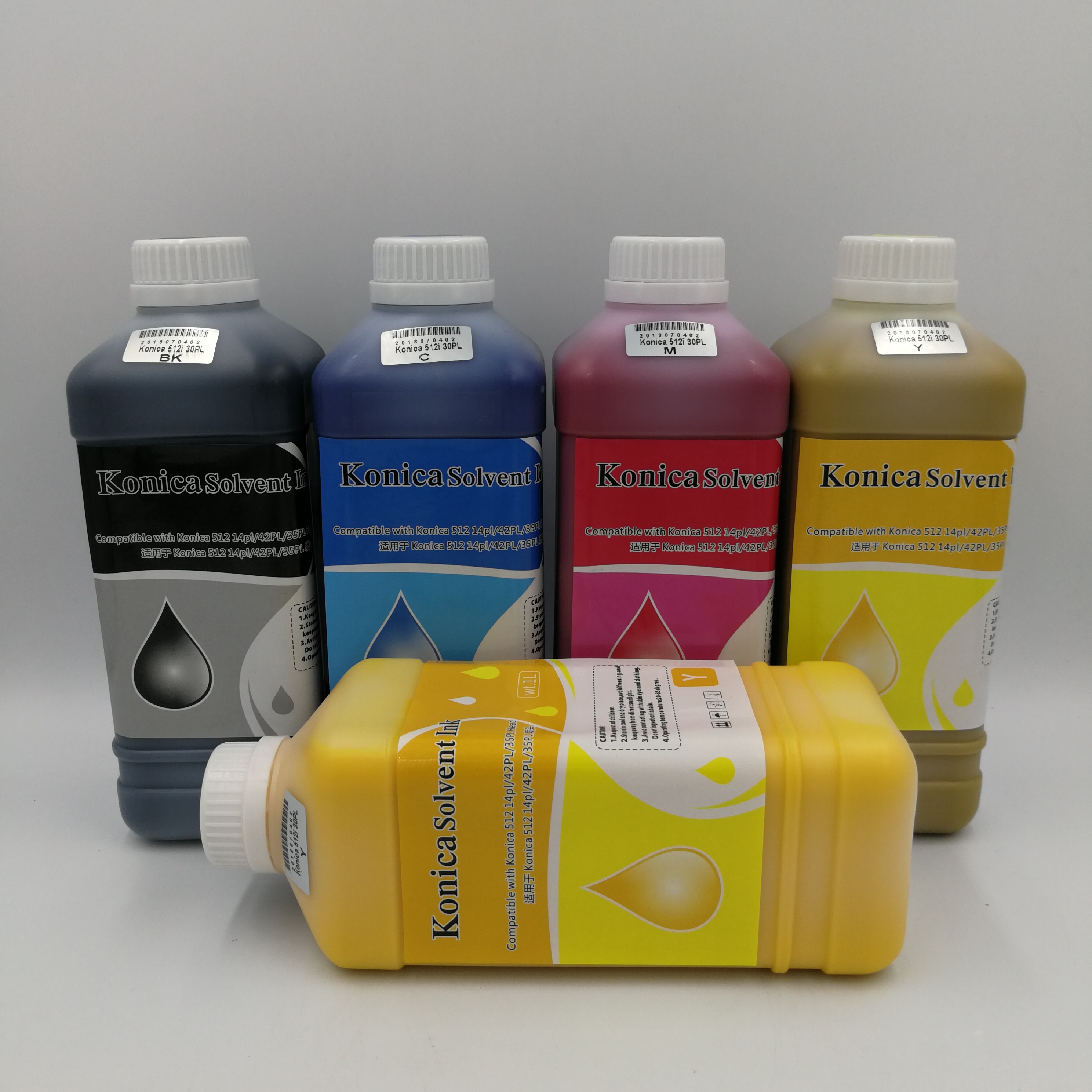 Paint/solvent ink/Tintas for LiYu printer with konica512i 30pl /konica 512 14pl/konica 512 42pl