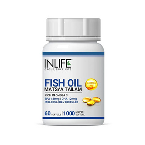 High quality Inlife 3 fish oil softgel bulk omega 3 supplements fish oil omega 60 softgels Fish oil for healthcare