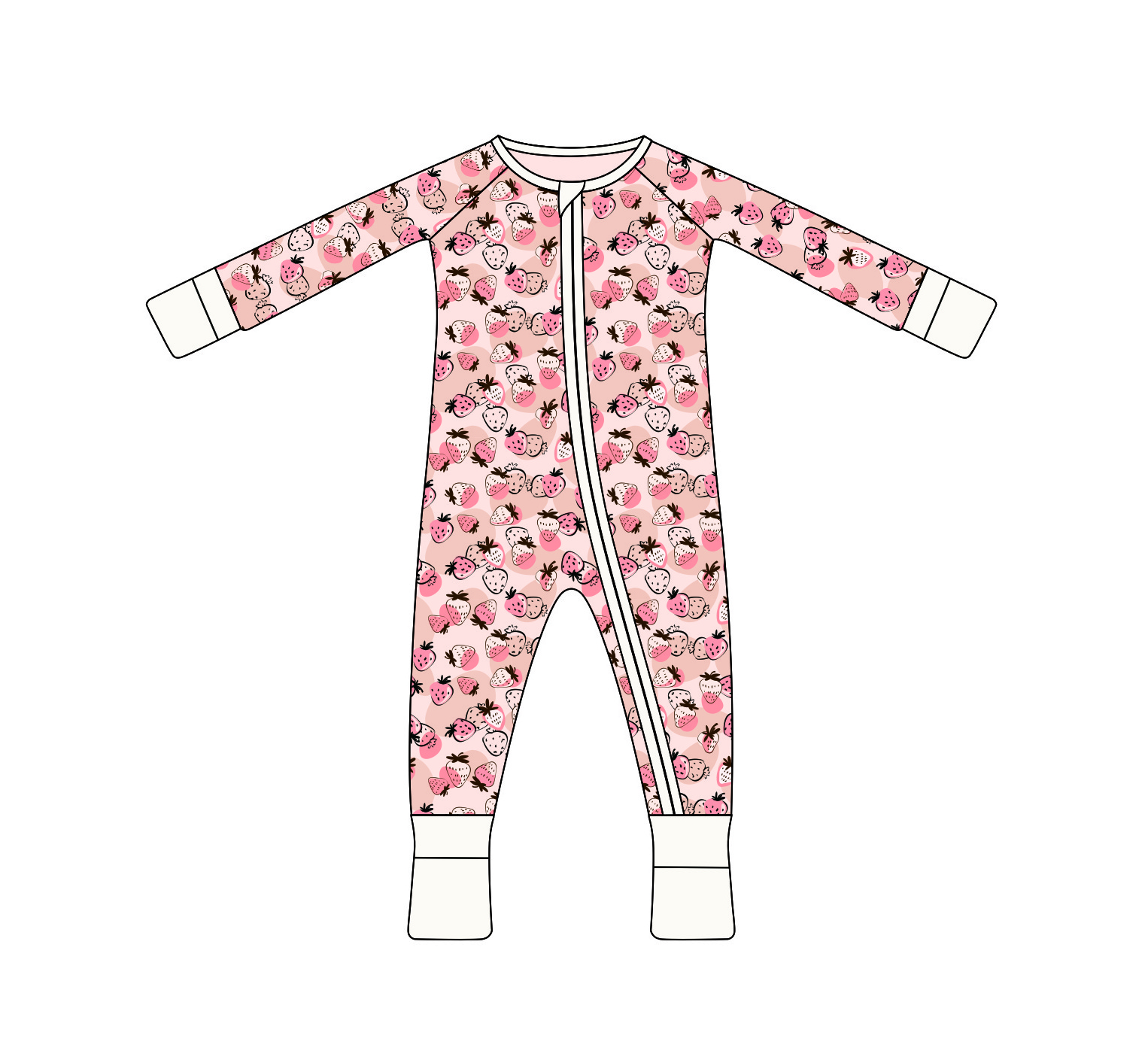 ropa de bambu Custom 95% Bamboo Rayon 5% Spandex Baby Onesie Romper Pajamas Clothes Bamboo Fabric Sleepwear Pajamas Clothing