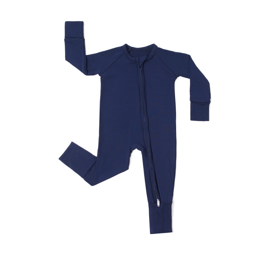 Wholesale High Quality Bamboo Zippers One-piece Pajama Baby Boy's Rompers