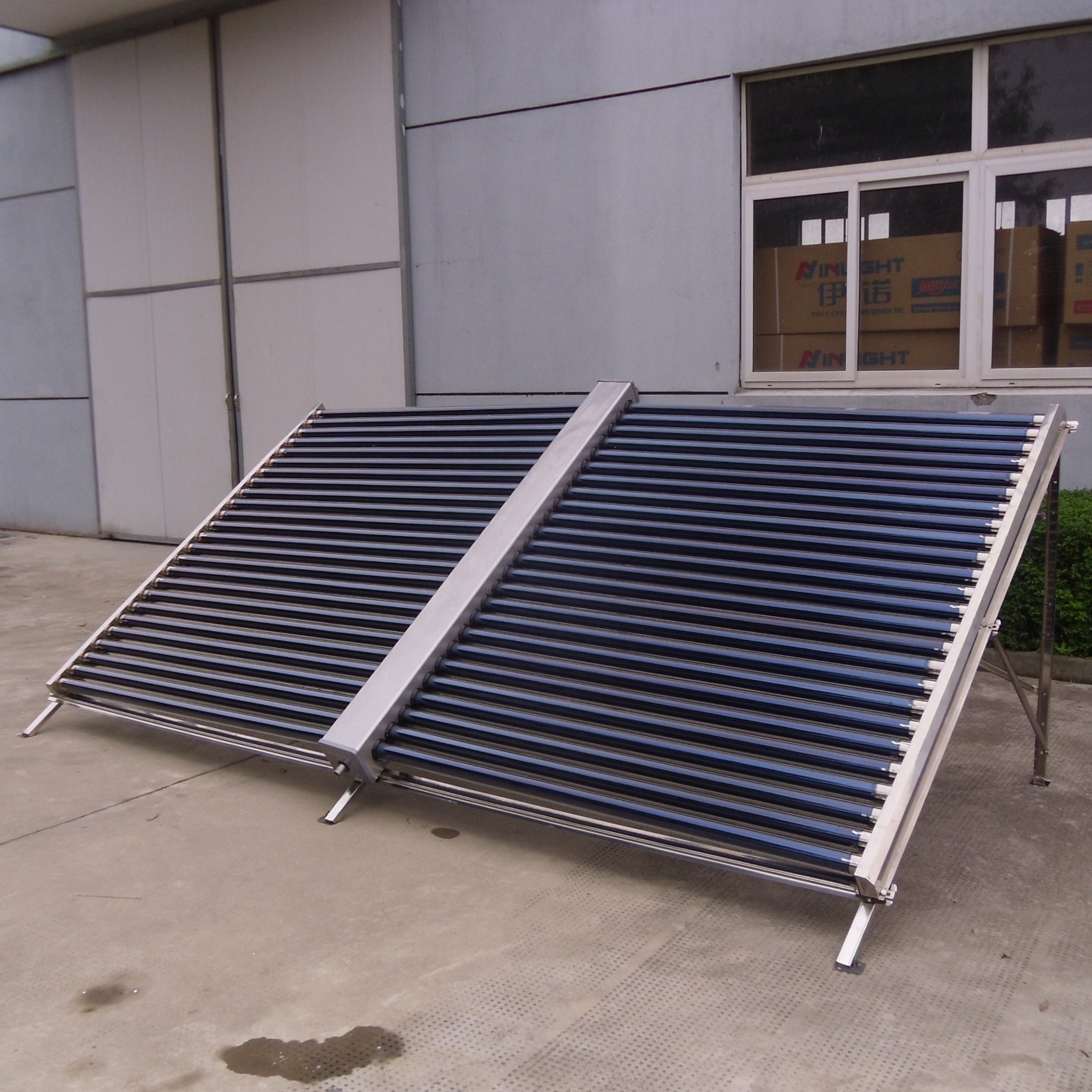 50tubes Butterfly Type evacuated tube solar collector