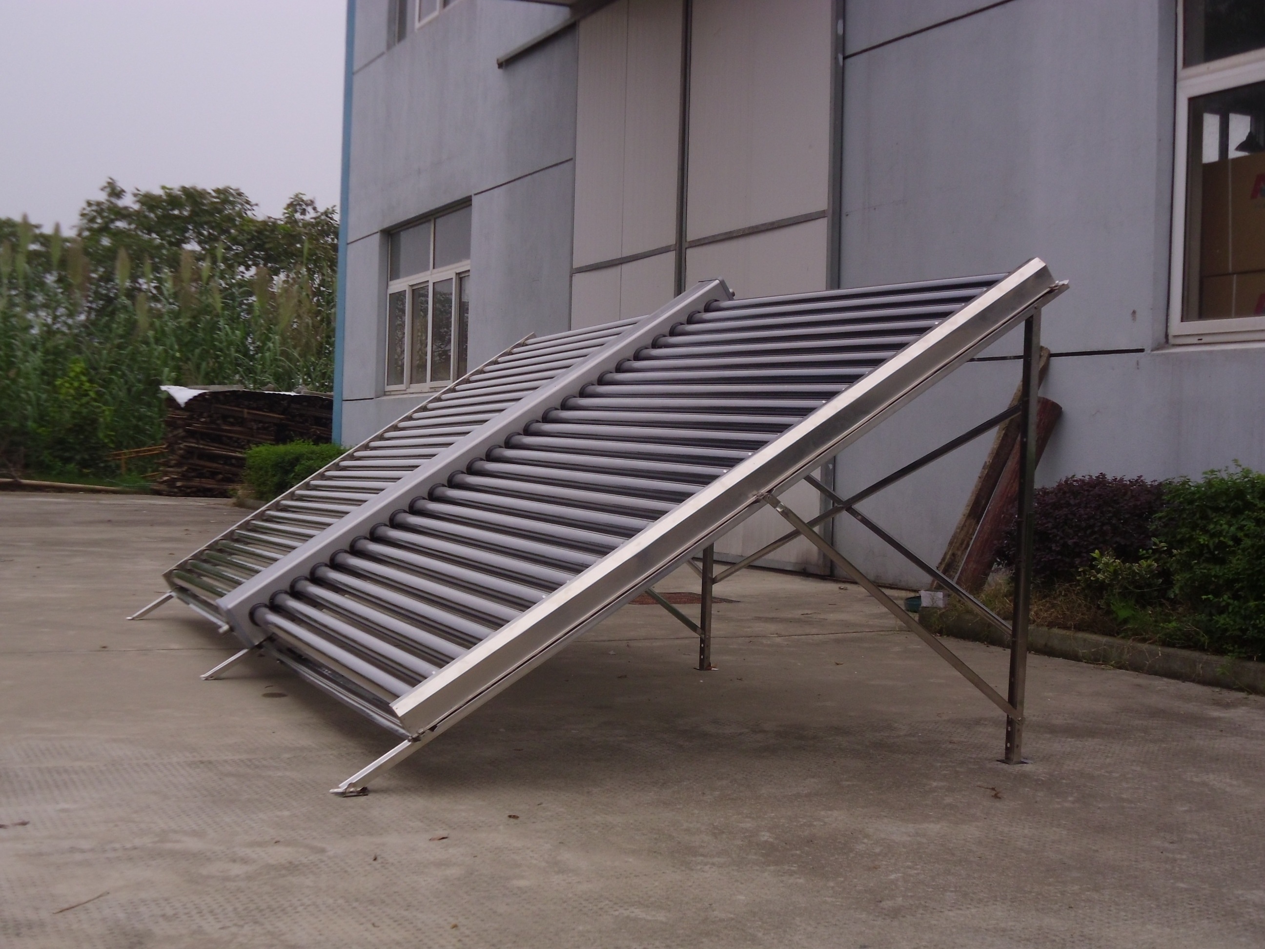 50tubes Butterfly Type evacuated tube solar collector