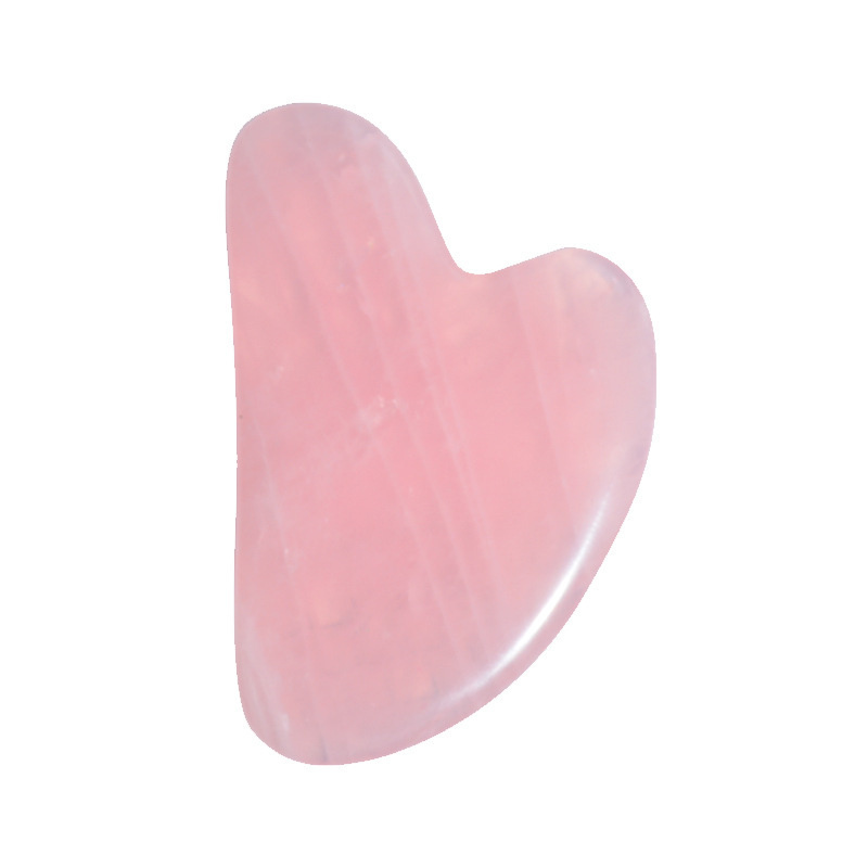 Natural Jade Gua Sha Scraper Board Massage Rose Quartz Jade Guasha Stone For Face Neck Skin Lifting Wrinkle Remover Beauty Care