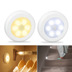 LED Night Light battery operated Motion Sensor Light Perfect for Cabinet ,Staircase, Hallway, Bathroom