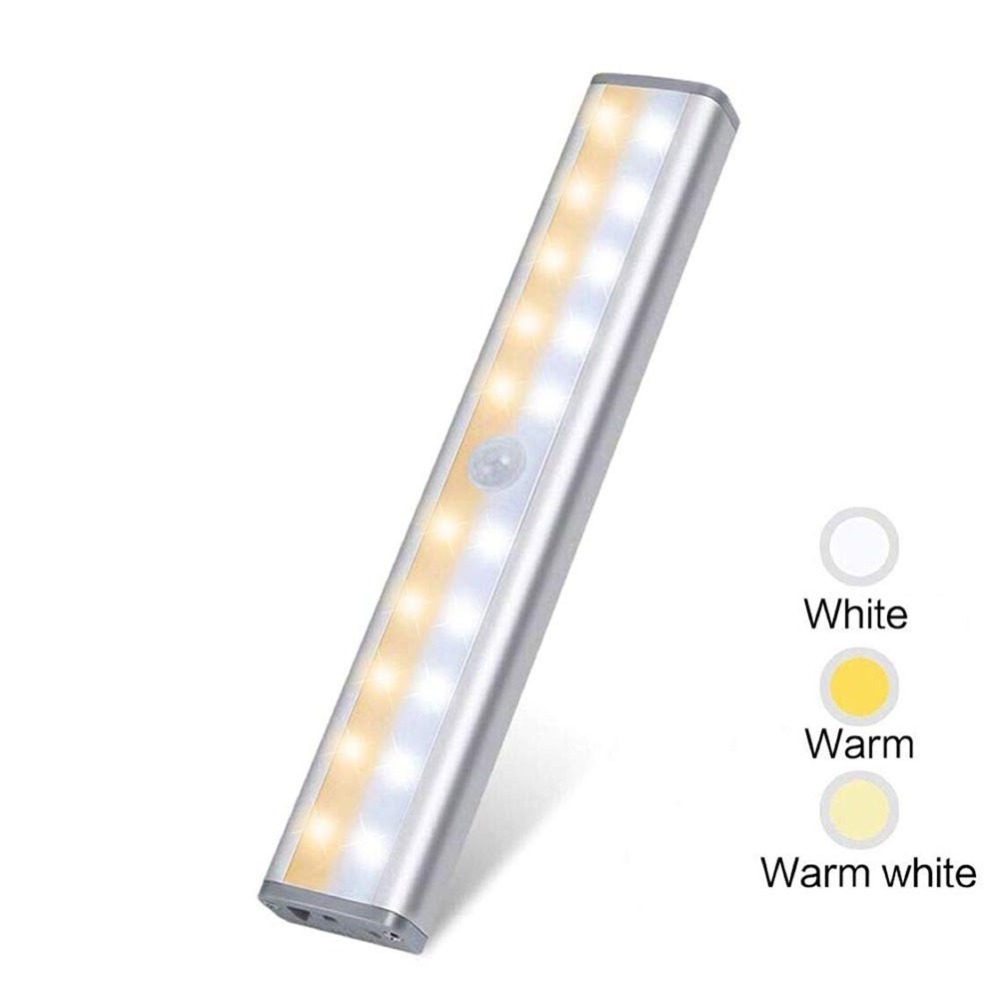 Battery Powered Rechargeable Wireless Motion Sensor LED Closet Night Light for Cabinet LED Lighting