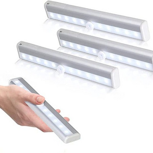 Magnetic 10Led Battery Operated Indoor Led Motion Sensor Light For Stairs