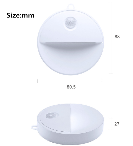 battery operated double sensors LED sensor light for Closet,cabinet,Hallway, Bathroom, Bedroom, Kitchen