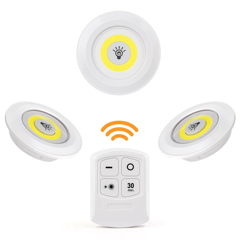 Smart Wireless Remote Control Dimmable Night Light Decorative Kitchen Closet Staircase Lighting Mini LED Lights