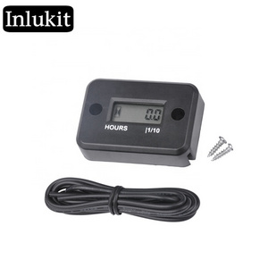 Universal Waterproof Digital Inductive Tachometer LCD Counter Hour Meter timer for Motorcycle