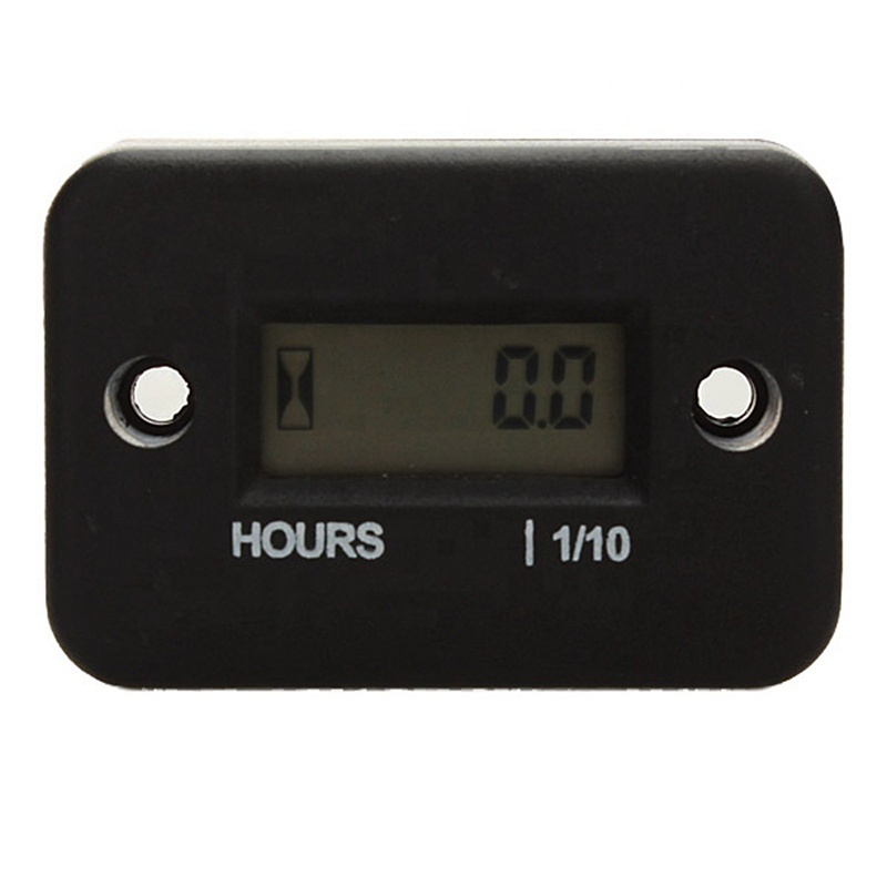 Universal Waterproof Digital Inductive Tachometer LCD Counter Hour Meter timer for Motorcycle