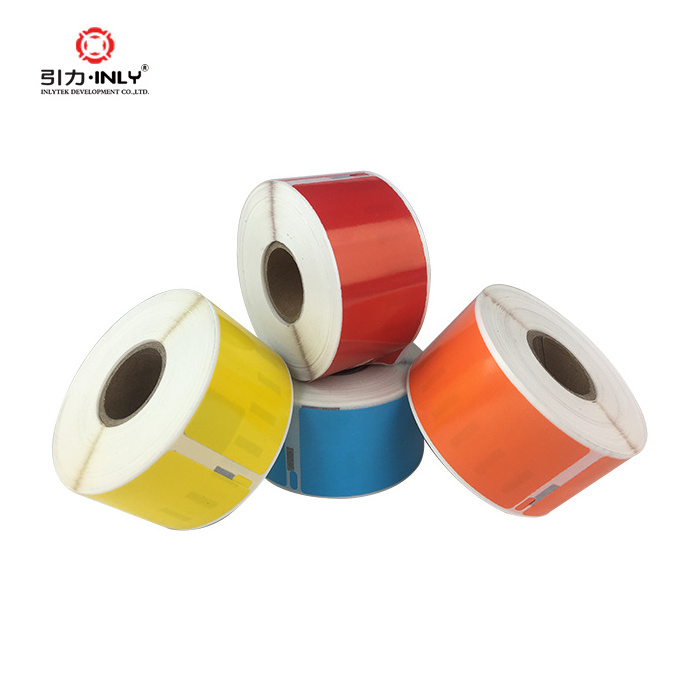 Paper rolls thermal label Varieties color of Dymo Compatible thermal labels roll price transfer paper