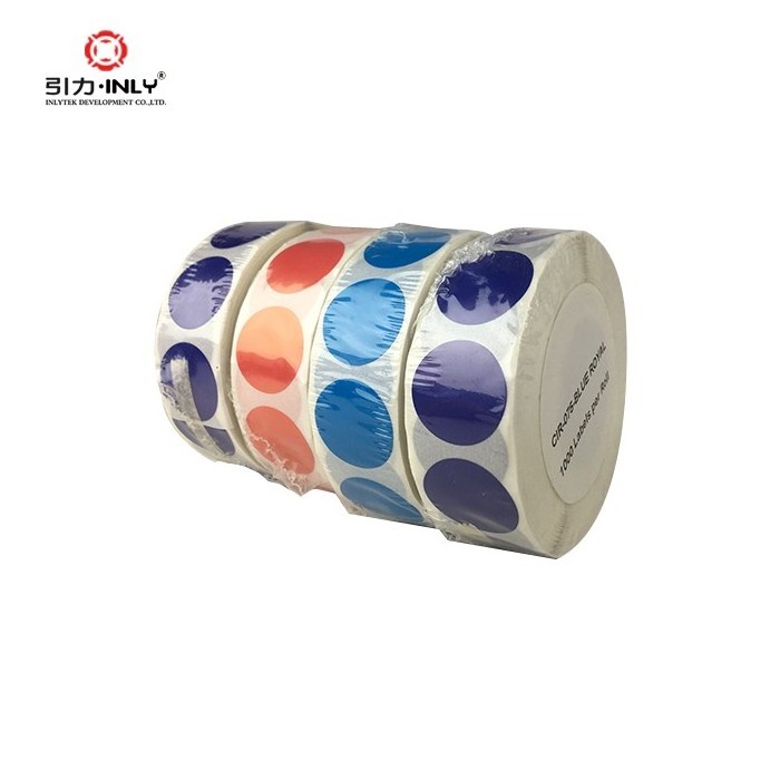 Point sticker color coding label colorful stickers adhesive dot label roll waterproof