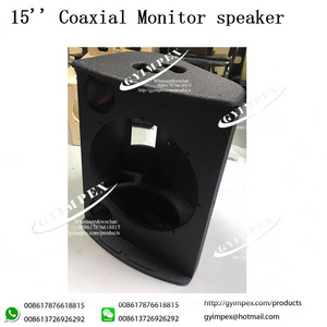 professional stage monitor HiQ coaxial speaker box active acoustics 15 inch empty speaker cabinets