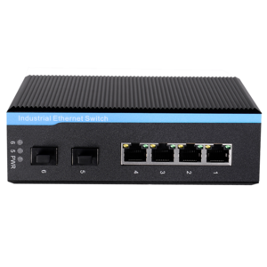 InMax Manufacturer 6 port 10/100/1000M ethernet switch with 4 port RJ45 and 2 SFP ports gigabit switch