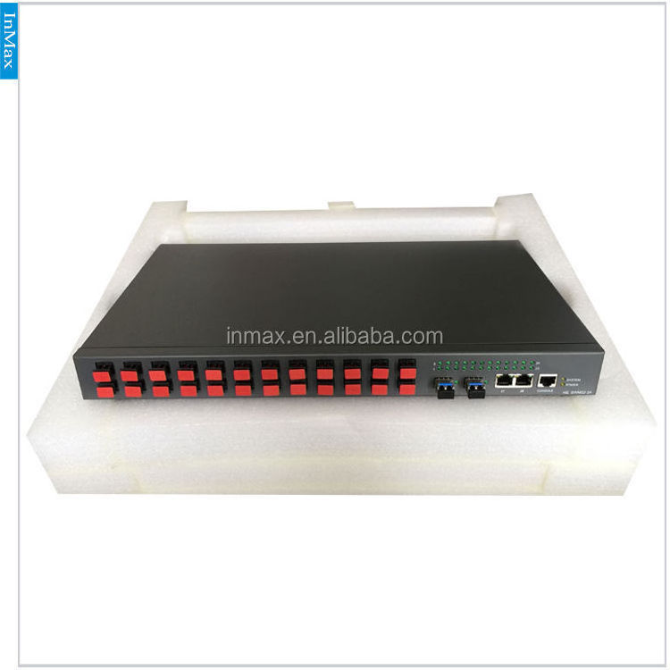 24 port fiber layer 2 managed pof ethernet switch