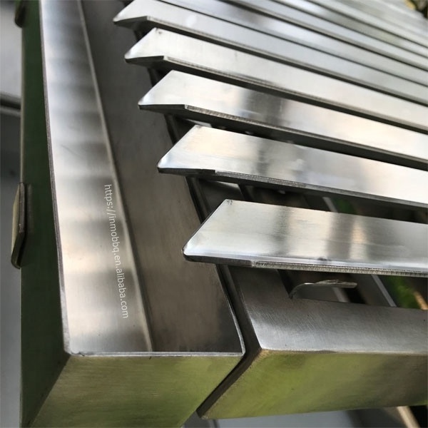 Stainless Steel Height Adjustable Argentine Style Grill Built In Charcoal Grill Santa Maria Grill