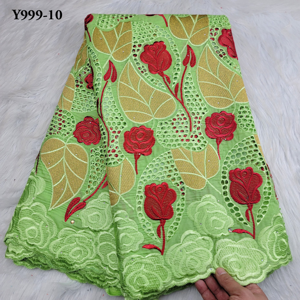 Newest High Quality Swiss Cotton Voile Lace Austria 2019 Voile Swiss Lace Fabric African Swiss Cotton Voile For Garment